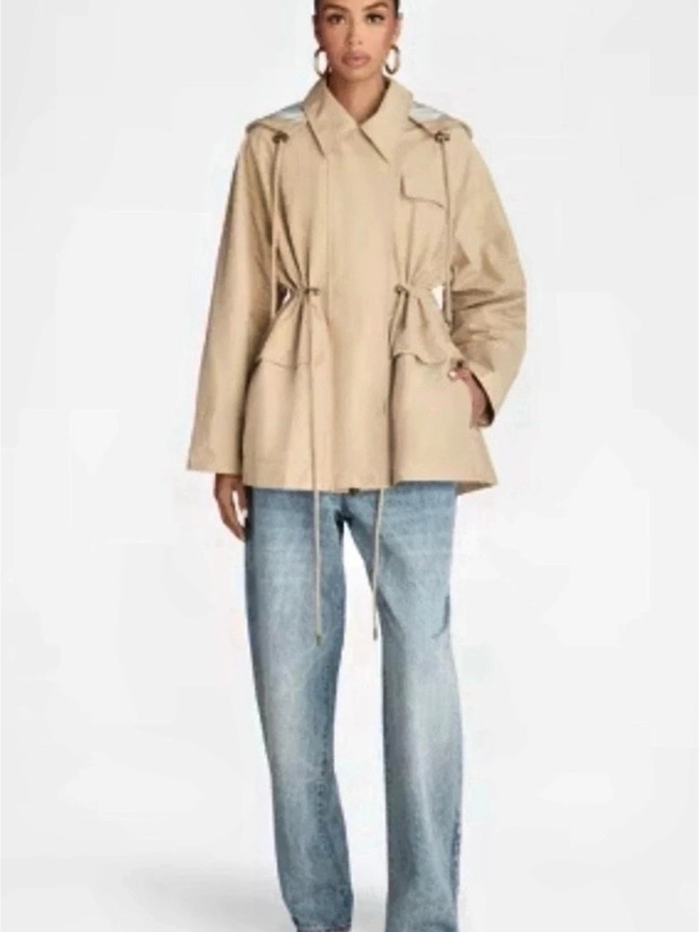 KBB by Kahlana Women's 'The Cinched Anorak Jacket Size Small